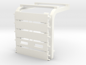 1/64 Overhead Door 10'x10' (1.875"x1.875") Kit in White Processed Versatile Plastic