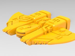 Governor class Escort set in Yellow Processed Versatile Plastic: Small