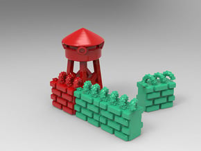 T.R.U.M.P. Towers for Monopoly in Red Processed Versatile Plastic
