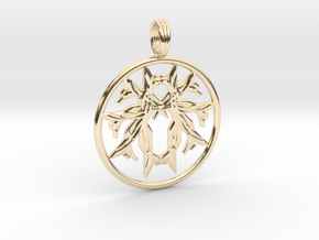 LIFEGIVER in 14k Gold Plated Brass