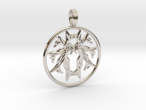 LIFEGIVER in Rhodium Plated Brass