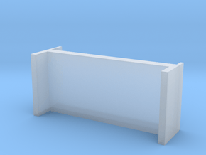Bed H0 1/87 1:87 in Smooth Fine Detail Plastic