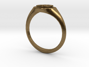 NTUA Female Ring in Natural Bronze