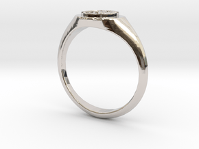 NTUA Female Ring in Platinum