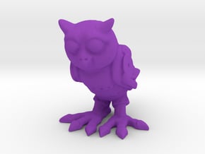 Mechanical Owl in Purple Processed Versatile Plastic