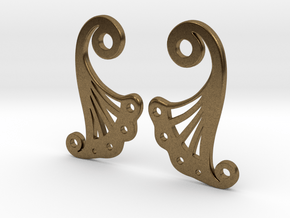 Petal Earring Set in Natural Bronze