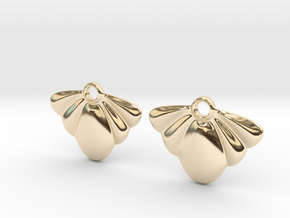 Seashell Earring Set in 14K Yellow Gold