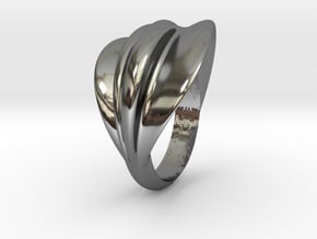 Ring Far in Fine Detail Polished Silver