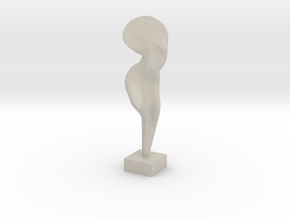 Fine Art Abstract Lady in Natural Sandstone