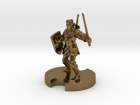 Medieval Knight 2 in Polished Bronze