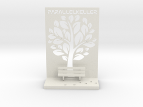 The Parallelkeller book rest in White Natural Versatile Plastic