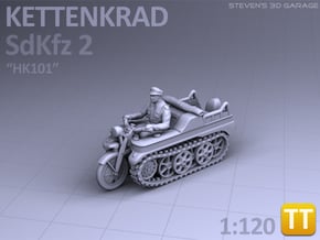 Sd.Kfz 2 - KETTENKRAD - (1:120) TT in Tan Fine Detail Plastic