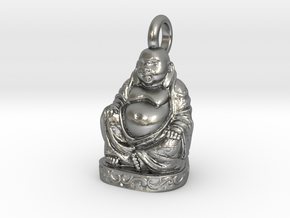 Buddha in Natural Silver