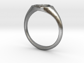 Leonidas Ring in Natural Silver