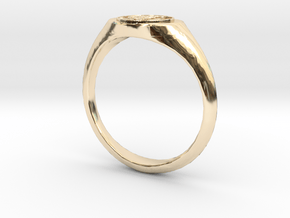 Leonidas Ring in 14k Gold Plated Brass