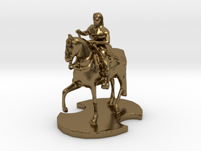 Medieval King (2) in Polished Bronze