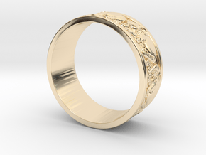 Ring elephant in 14K Yellow Gold