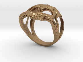 Ring skull in Natural Brass: 7.75 / 55.875