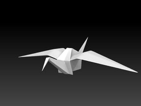PaperCrane Hi in White Natural Versatile Plastic