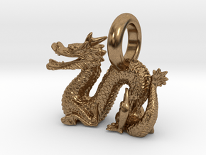 Dragon in Natural Brass