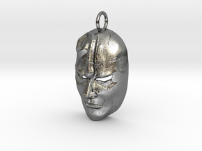 JoJo' s Bizarre Adventure Stone Mask in Polished Silver