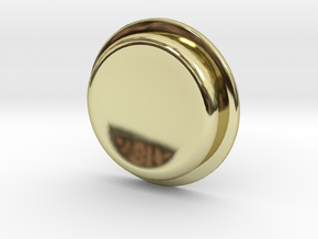 TLF# - Calm Button in 18k Gold