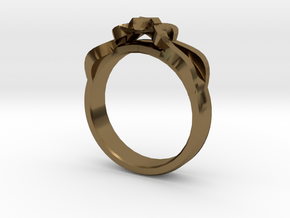 Designer Ring #1 in Polished Bronze: 7 / 54
