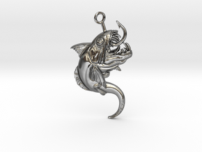 Innsmouth Critter Keychain in Polished Silver