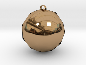 Ball in Polished Brass