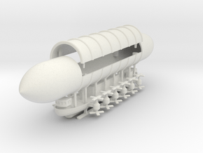 1/700 Heavy Caravel Airship in White Natural Versatile Plastic