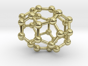 0012 Fullerene c32-3 d3d in 18K Gold Plated