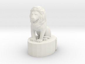 Lion King  in White Natural Versatile Plastic