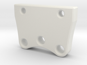 Catch Can Bracket in White Natural Versatile Plastic