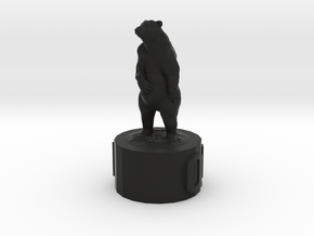 Bear Queen in Black Natural Versatile Plastic