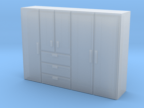 N Scale Wardrobe in Smooth Fine Detail Plastic