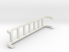 1/87 Rear Ladder in White Natural Versatile Plastic