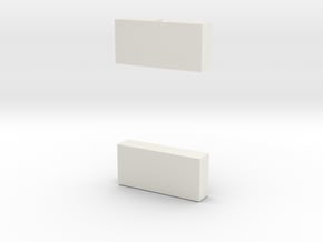 1/87 Underbody Toolbox #3 set of 2 in White Natural Versatile Plastic