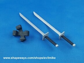 Ninja Ninjato Pack in White Processed Versatile Plastic