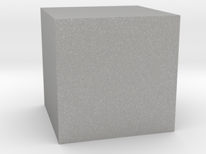 Cube in Aluminum