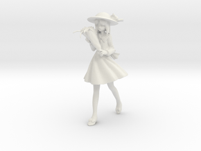 1/20 Macross 7 Flower Girl in White Natural Versatile Plastic
