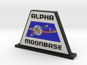 Moonbase Alpha Display (Space: 1999) = DESKAPADES  in Full Color Sandstone: Small