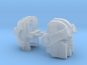 Whiny Hauler head customized for Universe Warpath in Smooth Fine Detail Plastic