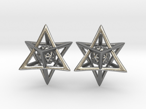 Of Interlocking Triangles and Spheres in Natural Silver (Interlocking Parts)