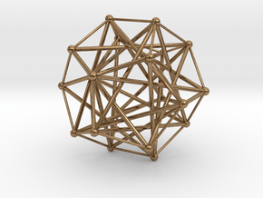 Five Tetrahedra, Variation 1 in Natural Brass