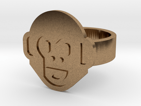 Monkey Ring in Natural Brass: 9 / 59