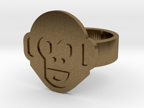 Monkey Ring in Natural Bronze: 8 / 56.75