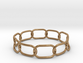 Chained Bracelet 65 in Polished Brass