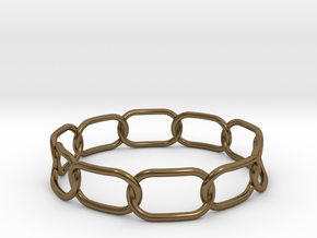 Chained Bracelet 65 in Polished Bronze