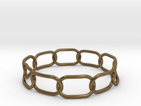 Chained Bracelet 68 in Polished Bronze