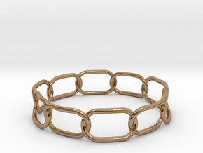 Chained Bracelet 70 in Polished Brass